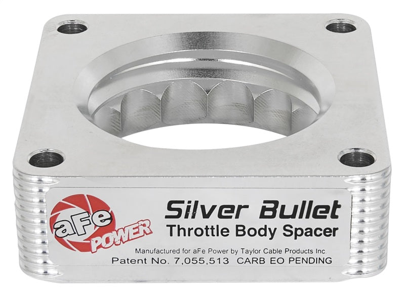 
                      
                        aFe Silver Bullet Throttle Body Spacer 03-06 Nissan 350Z V6 3.5L (VQ35DE)
                      
                    