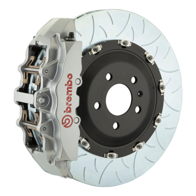 Brembo 05-11 G55 AMG Front GT BBK 8 Piston Cast 380x34 2pc Rotor Slotted Type-3-Silver