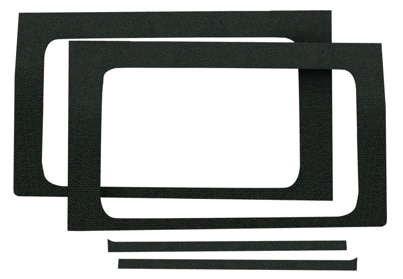 
                      
                        DEI 18-23 Jeep Wrangler JL 2-Door Boom Mat Rear Side Window Trim - 2 Piece - Black
                      
                    