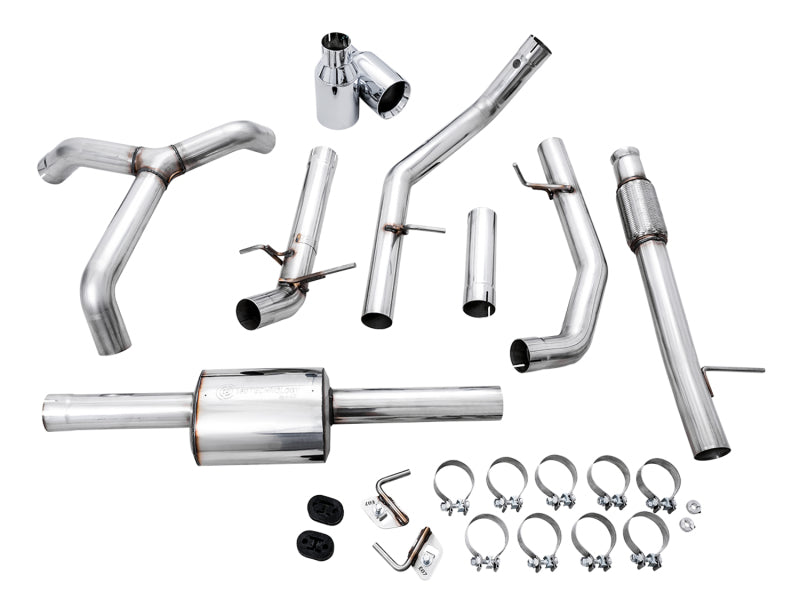 
                      
                        AWE Tuning 4th Gen GM 1500 5.3L 0FG Catback Split Rear Exit (Flat Bumper) - Quad Chrome Tips
                      
                    