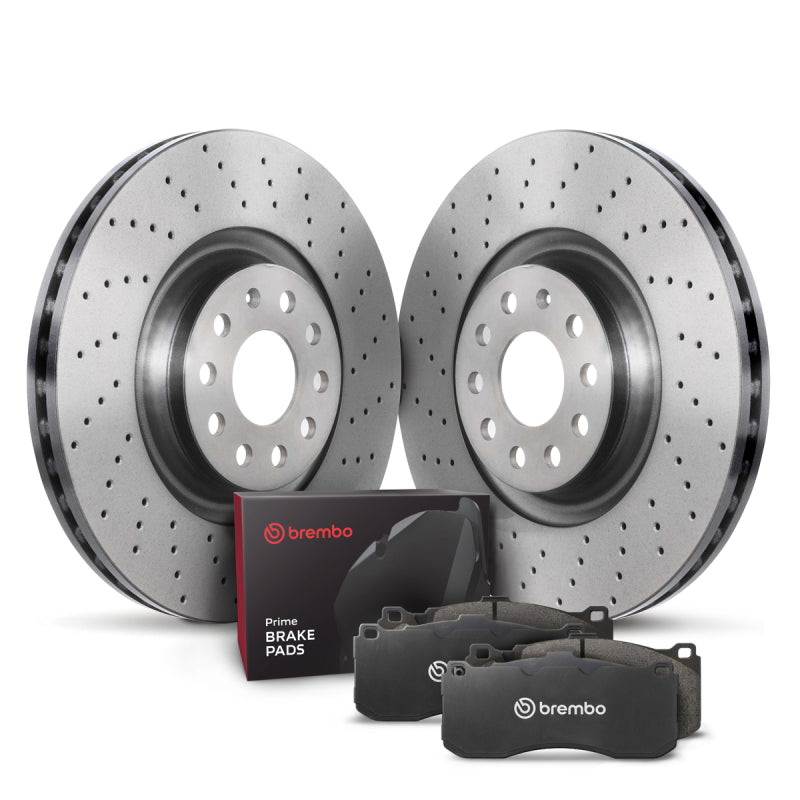 Brembo OE 15-20 Audi A3 Quattro/S3/15-19 Golf R/15-21 GTI/19-21 Jetta Scheibenbremsensatz vorne