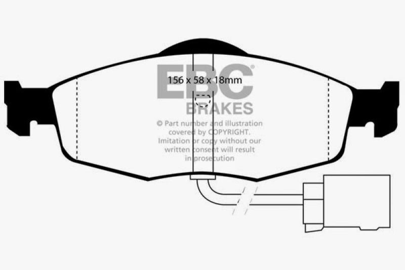 
                      
                        EBC 95-00 Ford Contour 2.0 Yellowstuff Front Brake Pads
                      
                    