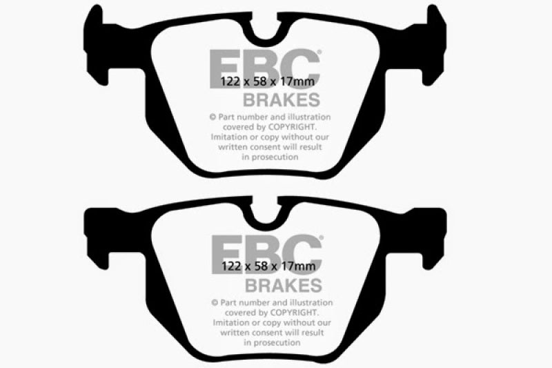 
                      
                        EBC 13+ BMW X1 3.0 Turbo (35i) Greenstuff Rear Brake Pads
                      
                    