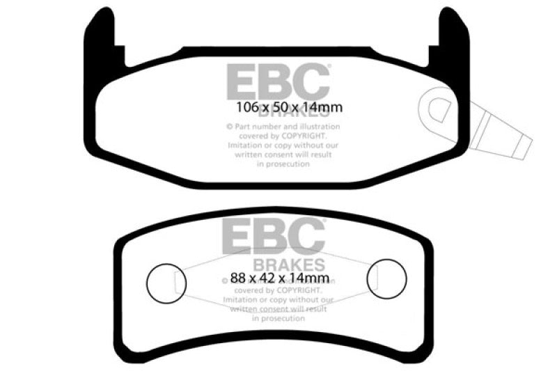 
                      
                        EBC 88-90 Buick Regal 2.8 Greenstuff Rear Brake Pads
                      
                    