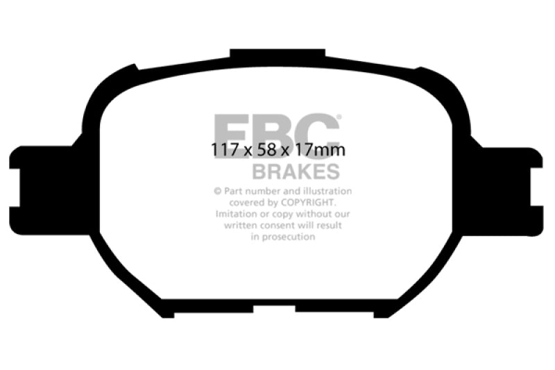 
                      
                        EBC 04-10 Scion TC 2.4 Redstuff Front Brake Pads
                      
                    