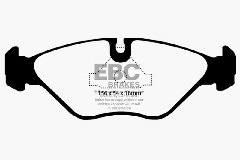 
                      
                        EBC 90-98 Saab 9000 2.0 Greenstuff Front Brake Pads
                      
                    