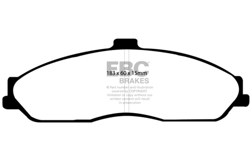 
                      
                        EBC 03-04 Cadillac XLR 4.6 Redstuff Front Brake Pads
                      
                    