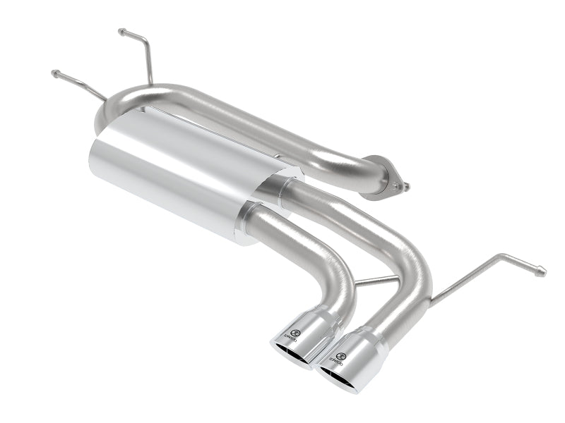 aFe Takeda 2-1/2in 304 SS Axle-Back Exhaust w/ Polished Tip 16-19 Mazda Miata L4 2.0L