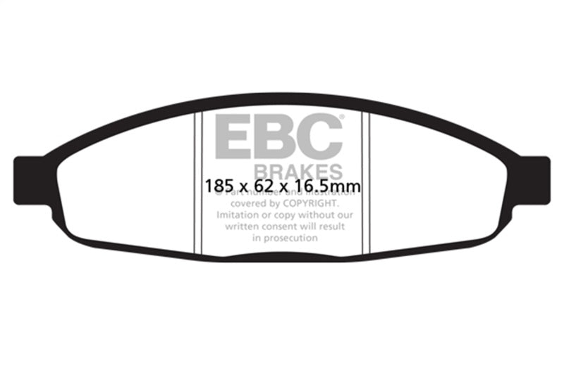 
                      
                        EBC 05-07 Chrysler Pacifica 3.5 Greenstuff Front Brake Pads
                      
                    