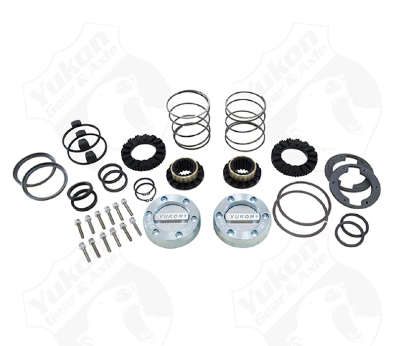 Yukon Gear Hardcore Locking Hub Set For GM 8.5in Front & Dana 44 / 19 Spline