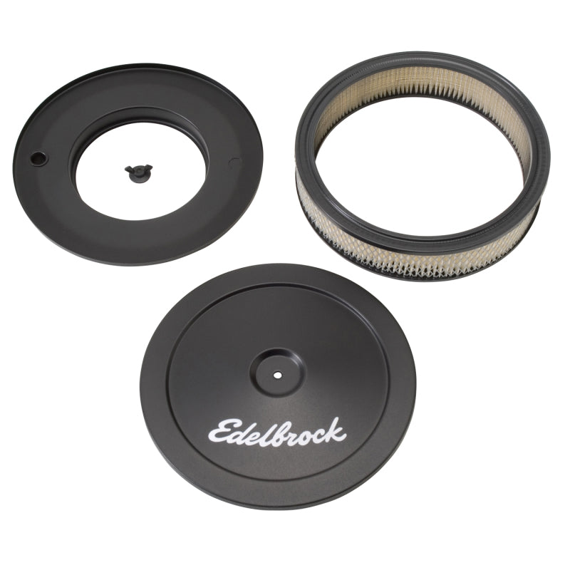 
                      
                        Edelbrock Air Cleaner Pro-Flo Series Round Steel Top Paper Element 10In Dia X 3 5In Black
                      
                    