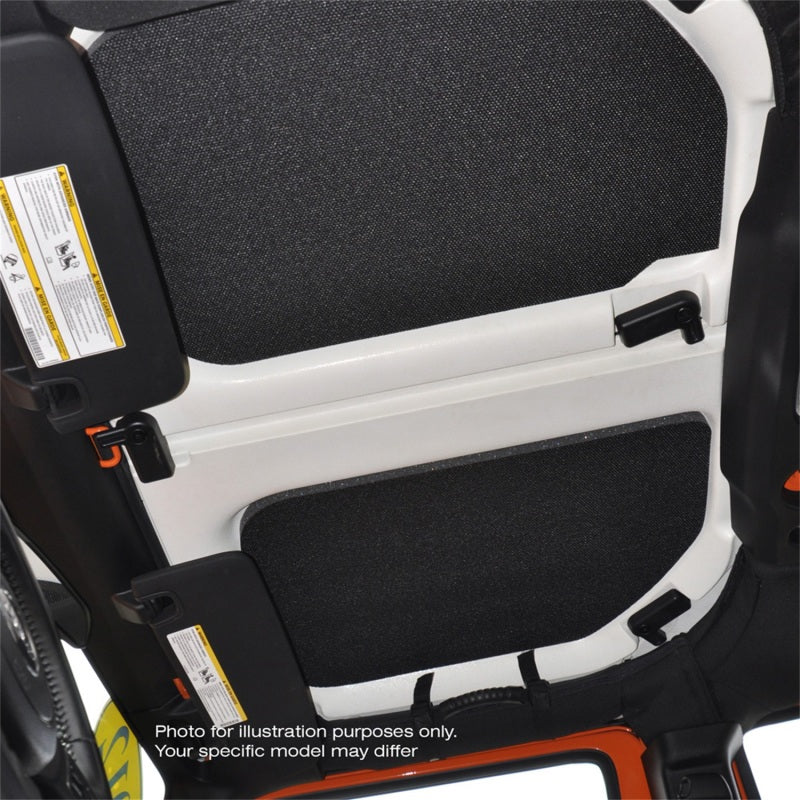 
                      
                        DEI 07-10 Jeep Wrangler JK 2-Door Boom Mat Headliner - 3 Piece - White
                      
                    