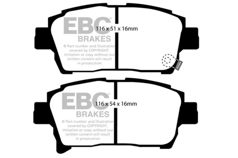 
                      
                        EBC 03-07 Scion XA 1.5 Greenstuff Front Brake Pads
                      
                    