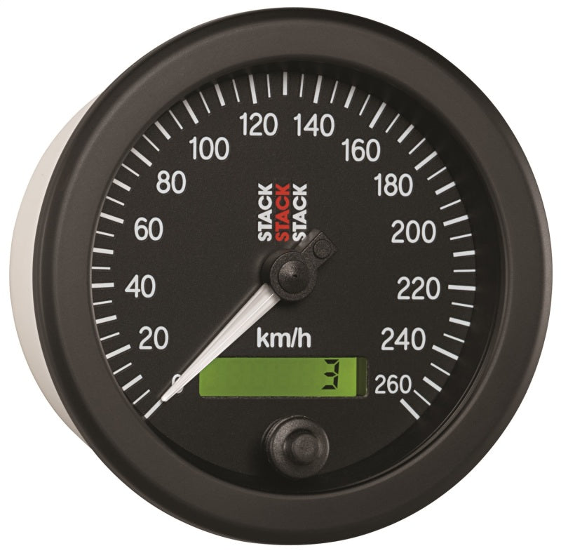 
                      
                        Autometer Stack 88mm 0-260 KM/H Electronic Speedometer - Black
                      
                    