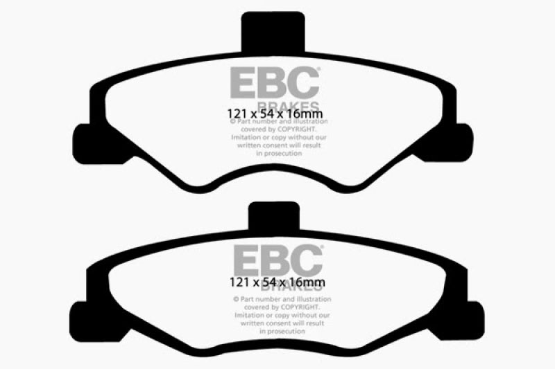 
                      
                        EBC 98-02 Chevrolet Camaro (4th Gen) 3.8 Greenstuff Rear Brake Pads
                      
                    