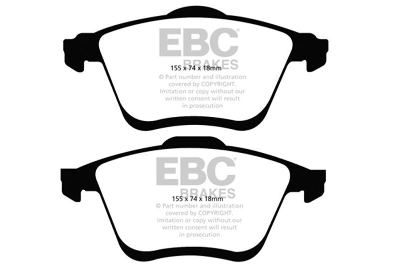 
                      
                        EBC 06-09 Mazda 6 2.3 Turbo (Mazdaspeed) Yellowstuff Front Brake Pads
                      
                    