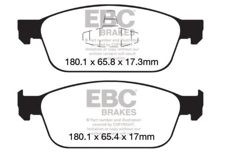 
                      
                        EBC 12+ Ford Focus 2.0 Turbo ST Yellowstuff Front Brake Pads
                      
                    