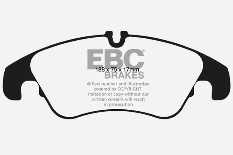 
                      
                        EBC 11 Audi A6 2.0 Turbo Greenstuff Front Brake Pads
                      
                    