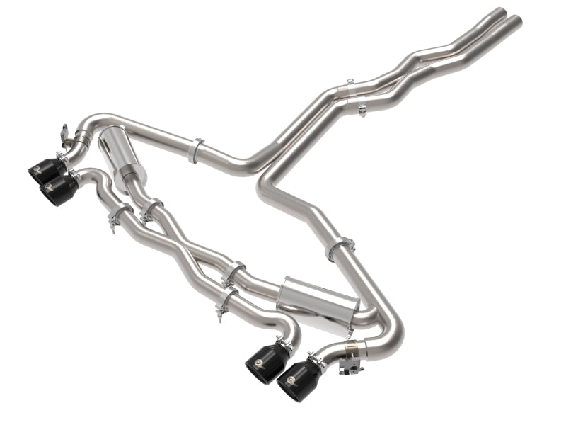 aFe 20-22 Audi RS6 Avant V8 4L (tt) MACH Force-Xp 3in to 2.5in 304 SS Cat-Back Exhaust w/ Black Tip