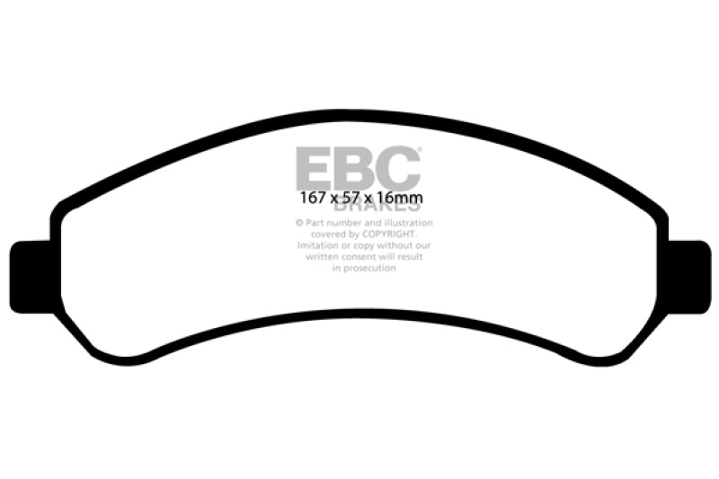 
                      
                        EBC 98-05 Chevrolet Blazer 4.3 2WD Greenstuff Front Brake Pads
                      
                    