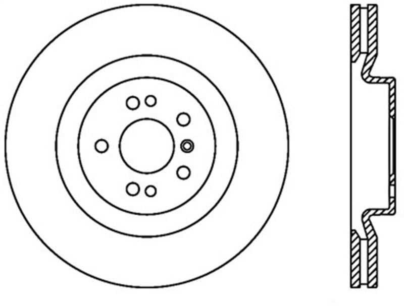 StopTech Drilled Sport Brake Rotor