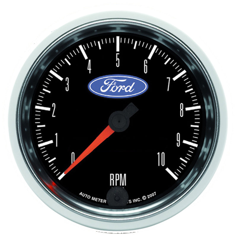 Autometer Ford 3-3/8in. 10K RPM In-Dash Tachometer Gauge