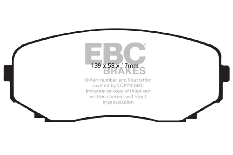 
                      
                        EBC 11-14 Ford Edge 2.0 Turbo Yellowstuff Front Brake Pads
                      
                    