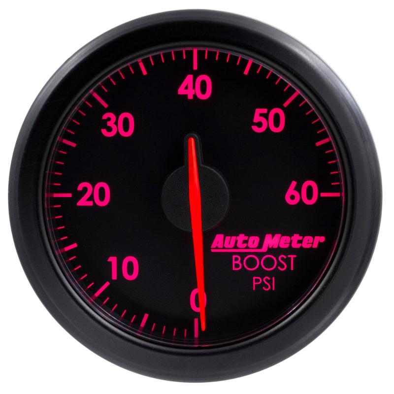 
                      
                        Autometer Airdrive 2-1/6in Boost Gauge 0-60 PSI - Black
                      
                    