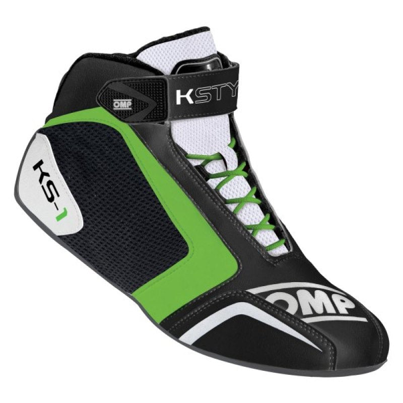 OMP KS-1 Shoes Black/White/Green - Size44