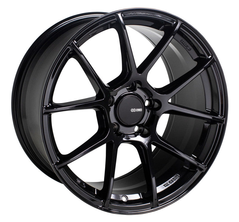 Enkei TS-V 17x9 5x114.3 40mm Offset 72.6mm Bore Glass Black Wheel