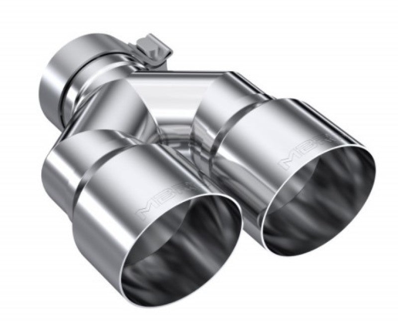 
                      
                        MBRP 3in ID / Dual 4in OD Out Staggered L 9.37in / R 9.87in Single Wall T304 SS Univ Exhaust Tip
                      
                    