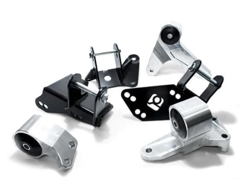 Innovative 96-00 Civic K-Series Silver Aluminum Mounts 85A Bushings (EG/DC Subframe)