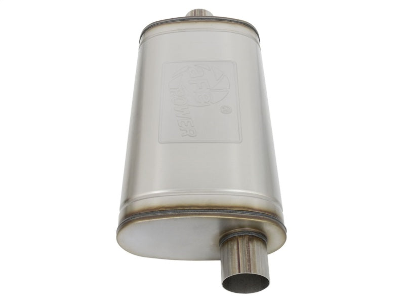 
                      
                        aFe MACHForce XP SS Muffler 3in Center Inlet / 3in Offset Outlet 22in L x 11n W x 6in H Body
                      
                    