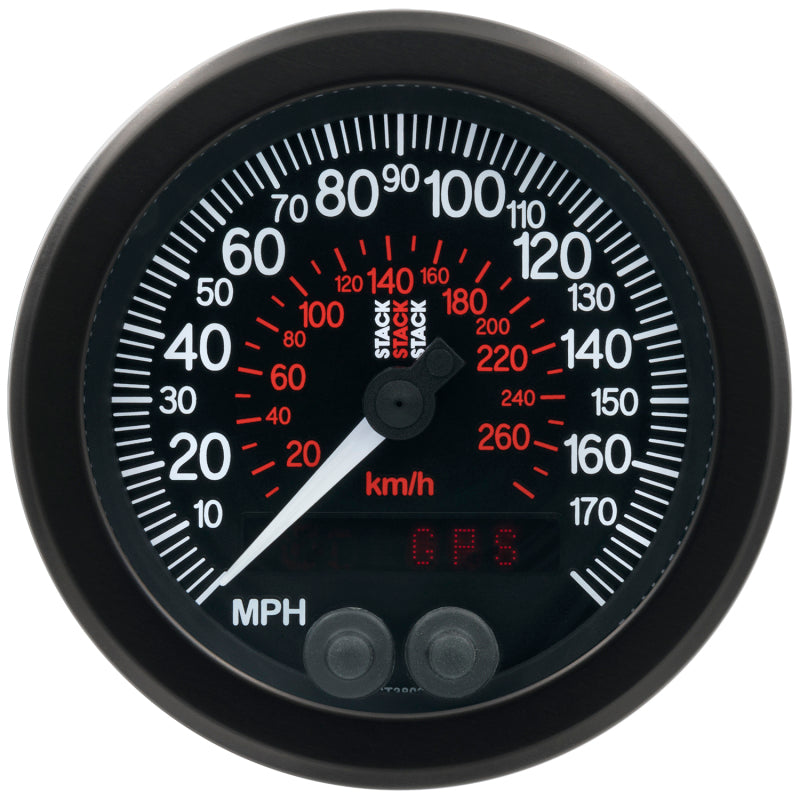 
                      
                        Autometer Stack Instruments 88mm 0-180 MPH 290 KM/H GPS Speedometer - Black
                      
                    