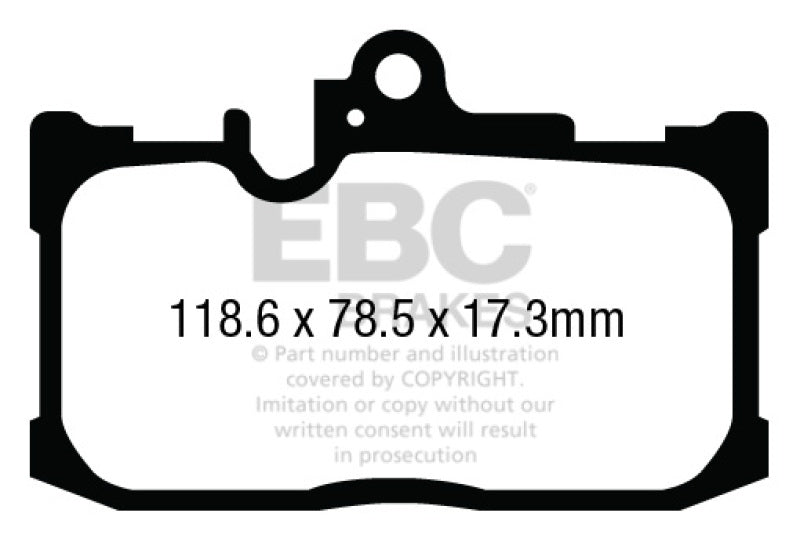 
                      
                        EBC 13+ Lexus GS350 3.5 F-Sport RWD Yellowstuff Front Brake Pads
                      
                    