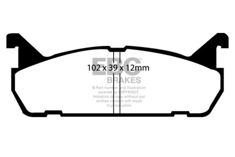 
                      
                        EBC 91-96 Ford Escort 1.8 Redstuff Rear Brake Pads
                      
                    