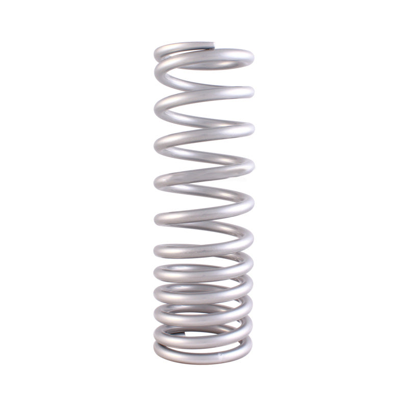 QA1 2-1/2in ID Variable Rate High Travel Spring - 10in Length x 140/250lbs/in - Silver Powder Coated