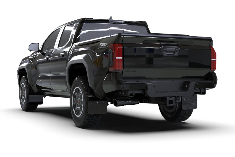 Rally Armor 24–25 Toyota Tacoma Gen 4 Schwarzer UR-Schmutzfänger mit rotem Logo