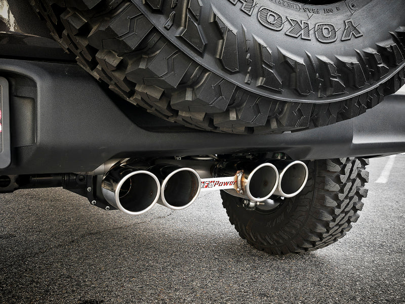 
                      
                        aFe Rebel Series 2.5in 304 SS Cat-Back Exhaust w/ Polished Tip 18-20 Jeep Wrangler (JL)
                      
                    