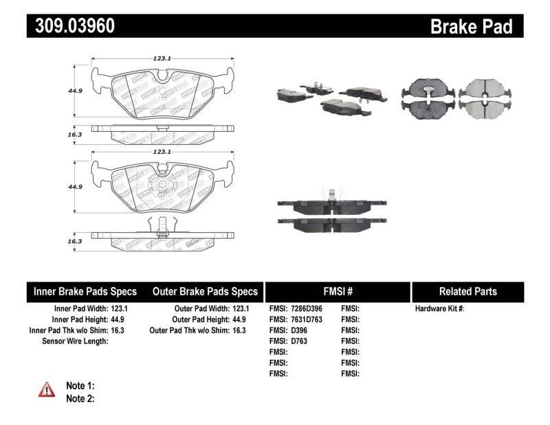 
                      
                        StopTech Performance 87-99 BMW M3 / 89-93 M5 / 98-02 Z3 Rear Street Performance Brake Pads
                      
                    