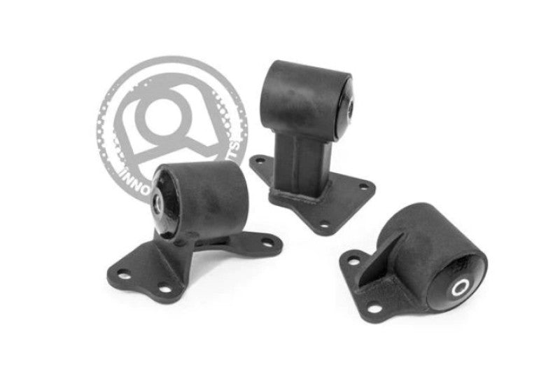 Innovative 94-97 Accord F-Series Black Steel Mounts 95A Bushings (Auto Trans)