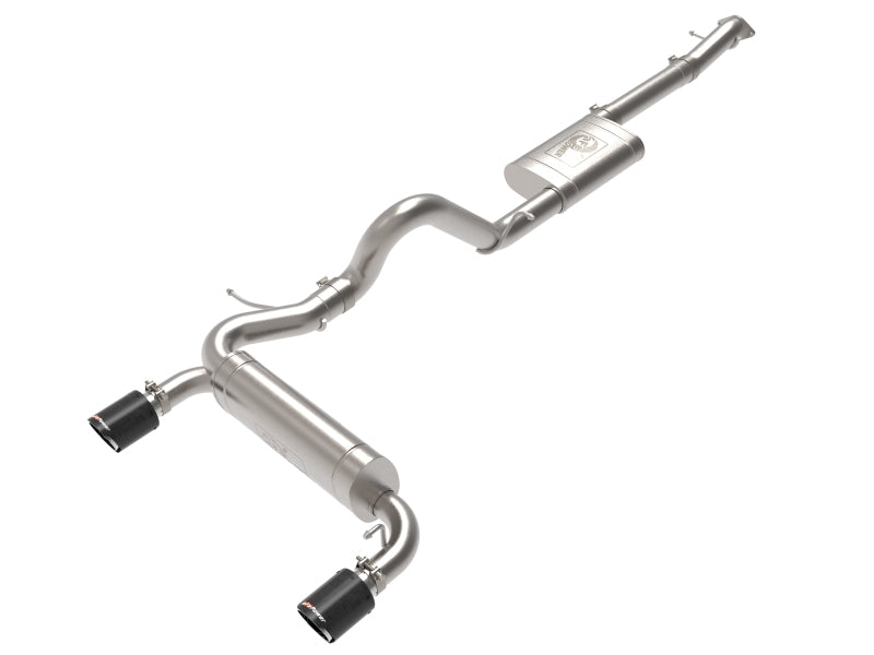 aFe 2021+ Ford Bronco L4-2.3L (t) / V6-2.7L (tt) Vulcan 3 cale do 2.5 cala SS Cat-Back - Carbon