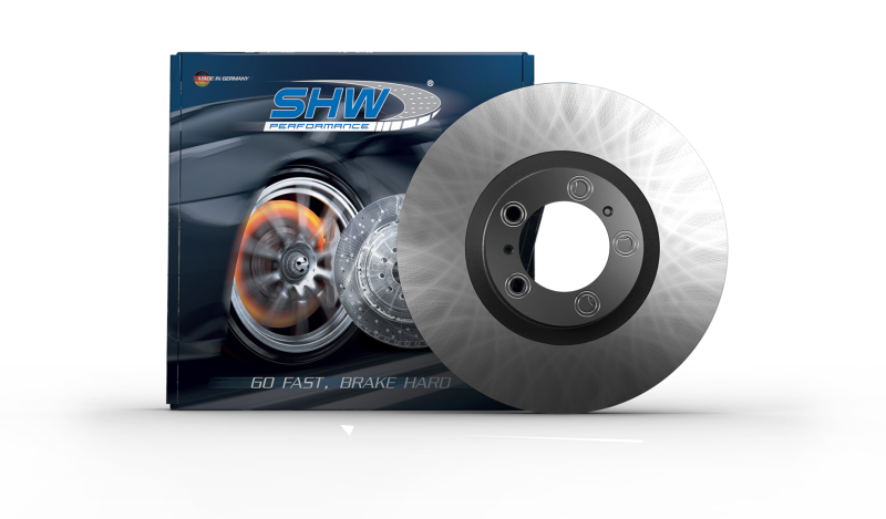 SHW 17-20 Porsche Panamera 4 w/Black Caliper w/o Ceramics Left Frt Smooth MB Brake Rotor (971615301)