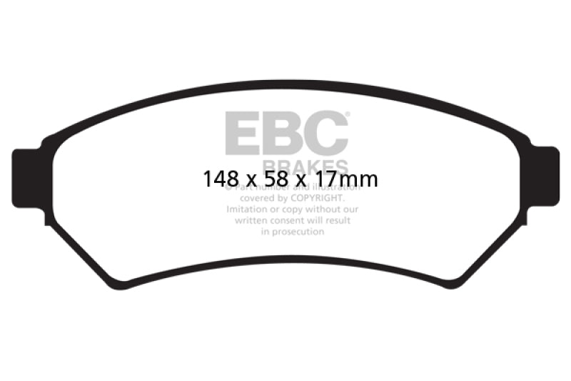 
                      
                        EBC 04-05 Buick Terraza 3.5 FWD Greenstuff Front Brake Pads
                      
                    