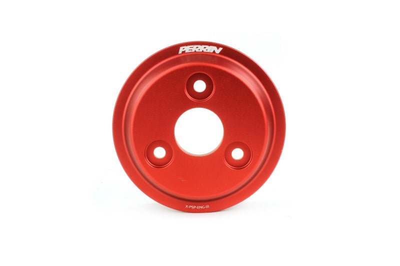 PERRIN 15-22 Subaru WRX / 14-18 FXT / 18-21 Crosstrek Leichte Wasserpumpen-Riemenscheibe – Rot