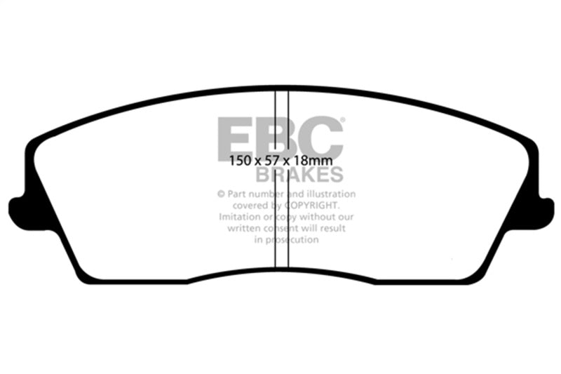 
                      
                        EBC 05-09 Chrysler 300 2.7 Greenstuff Front Brake Pads
                      
                    