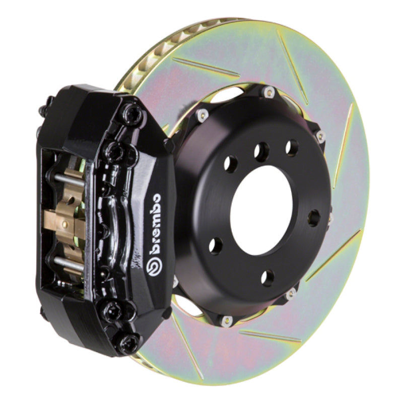 Brembo 99-06 TT (8N) Front GT BBK 4 Piston Cast 2pc 328x28 2pc Rotor Slotted Type-1-Black