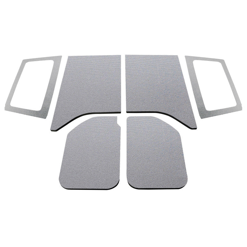 
                      
                        DEI 11-18 Jeep Wrangler JK 2-Door Boom Mat Complete Headliner Kit - 6 Piece - Gray
                      
                    