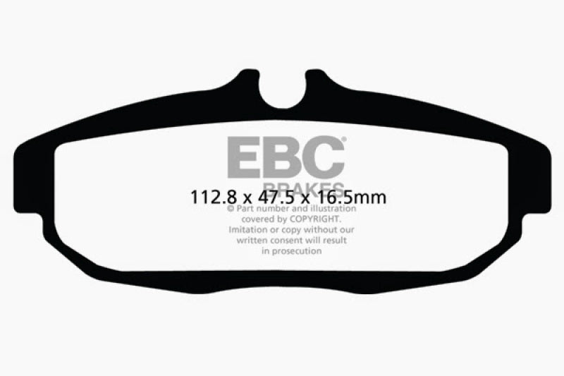 
                      
                        EBC 12 Ford Mustang 5.8 Supercharged (GT500) Shelby Redstuff Rear Brake Pads
                      
                    