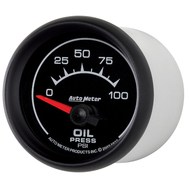 
                      
                        Autometer ES 52mm 100 PSI Short Sweep Electric Oil Pressure Gauge
                      
                    